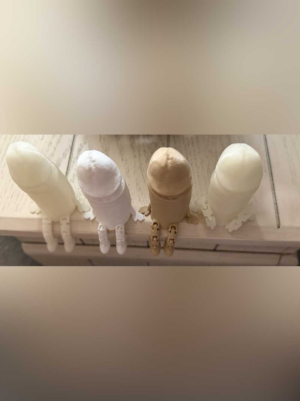Poseable Penis Figure 3D Printed | Articulated Desk Buddy | Color Choice - Picture 6 of 9
